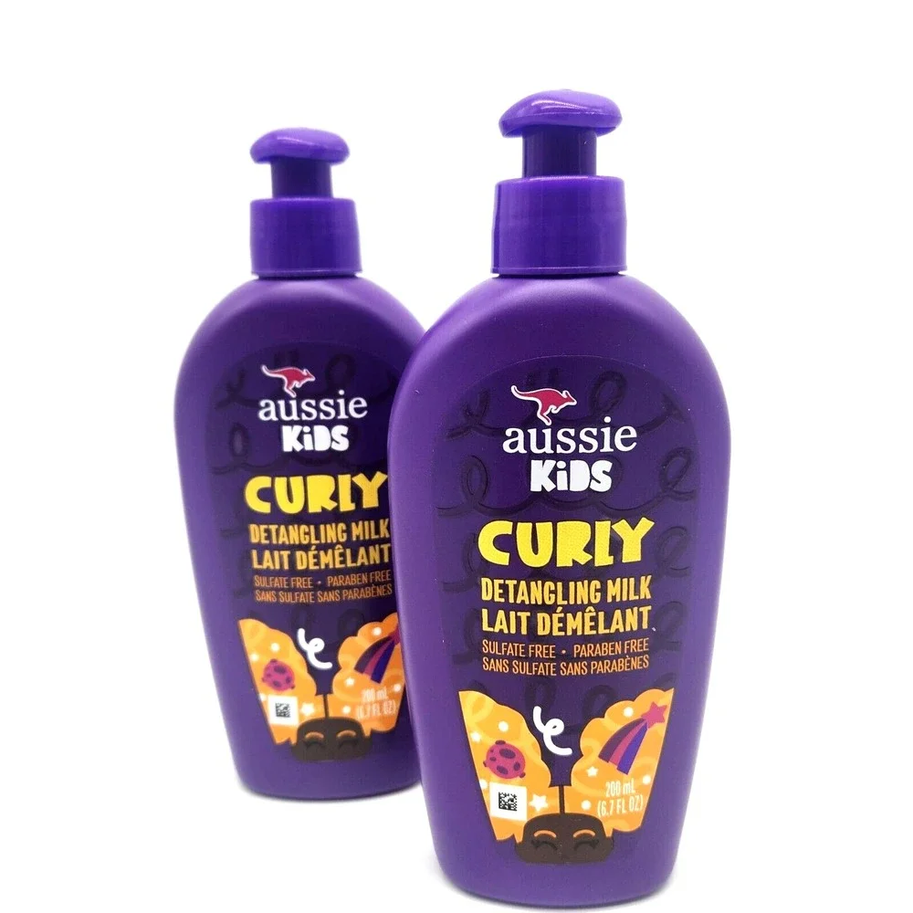 Aussie Kids‎ Curly Detangling Milk Leave-In 6.7oz 2 Pack Sulfate Free